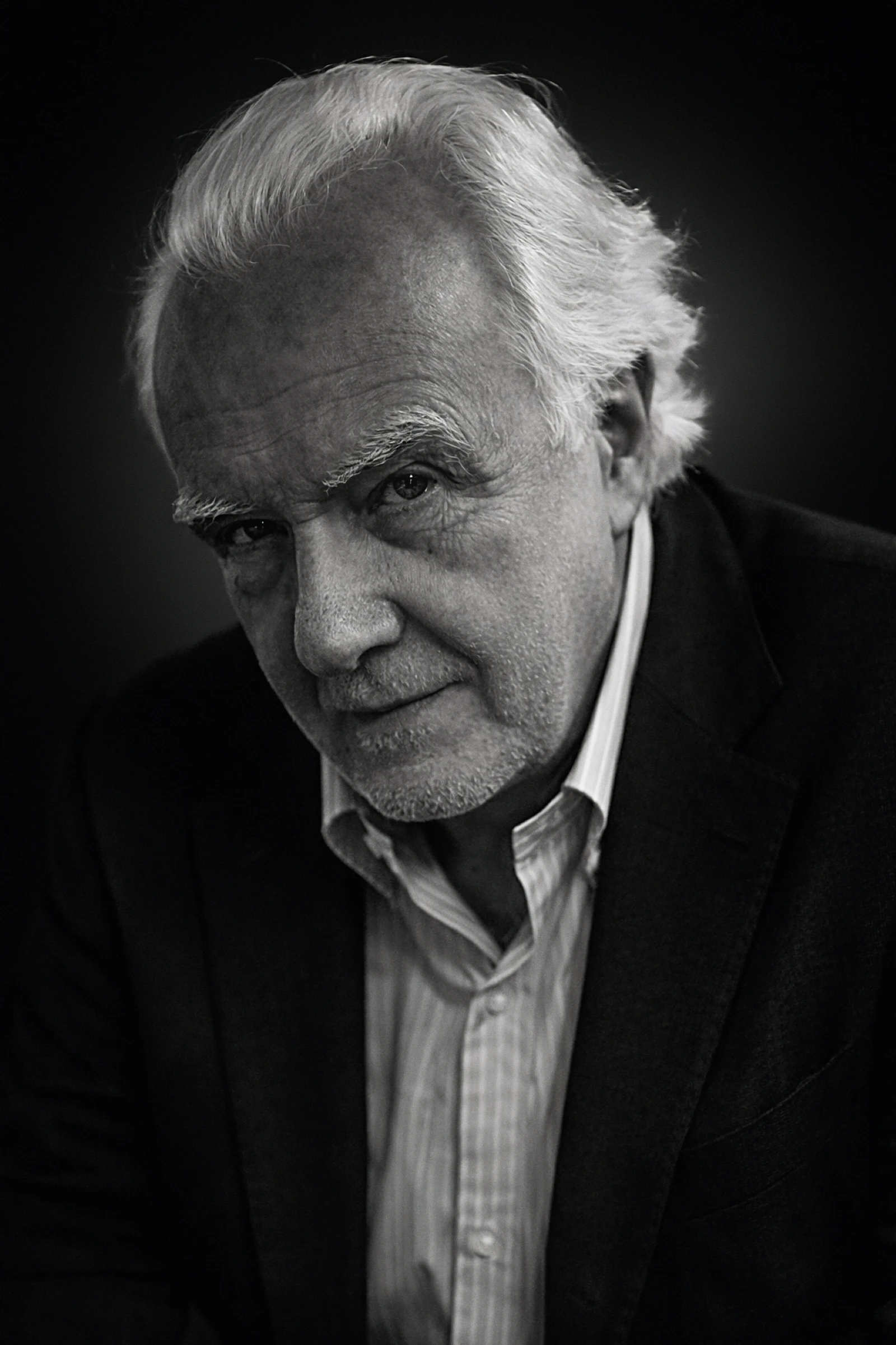 Portrait de chef en noir et blanc