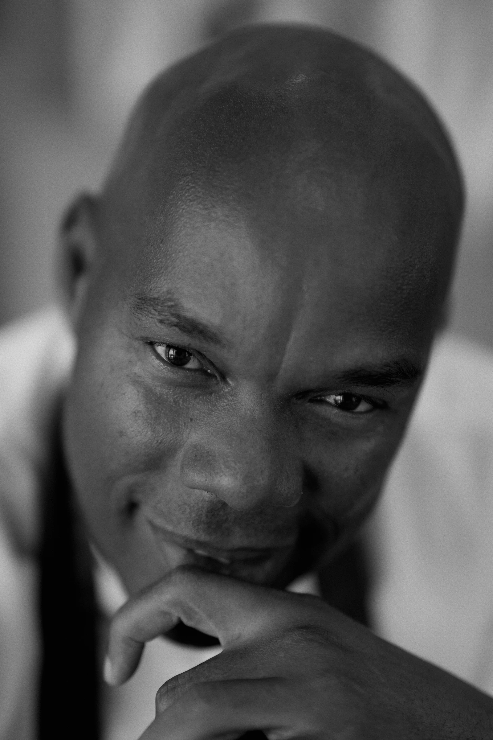Portrait noir et blanc de Marcel Ravin par Studio 181