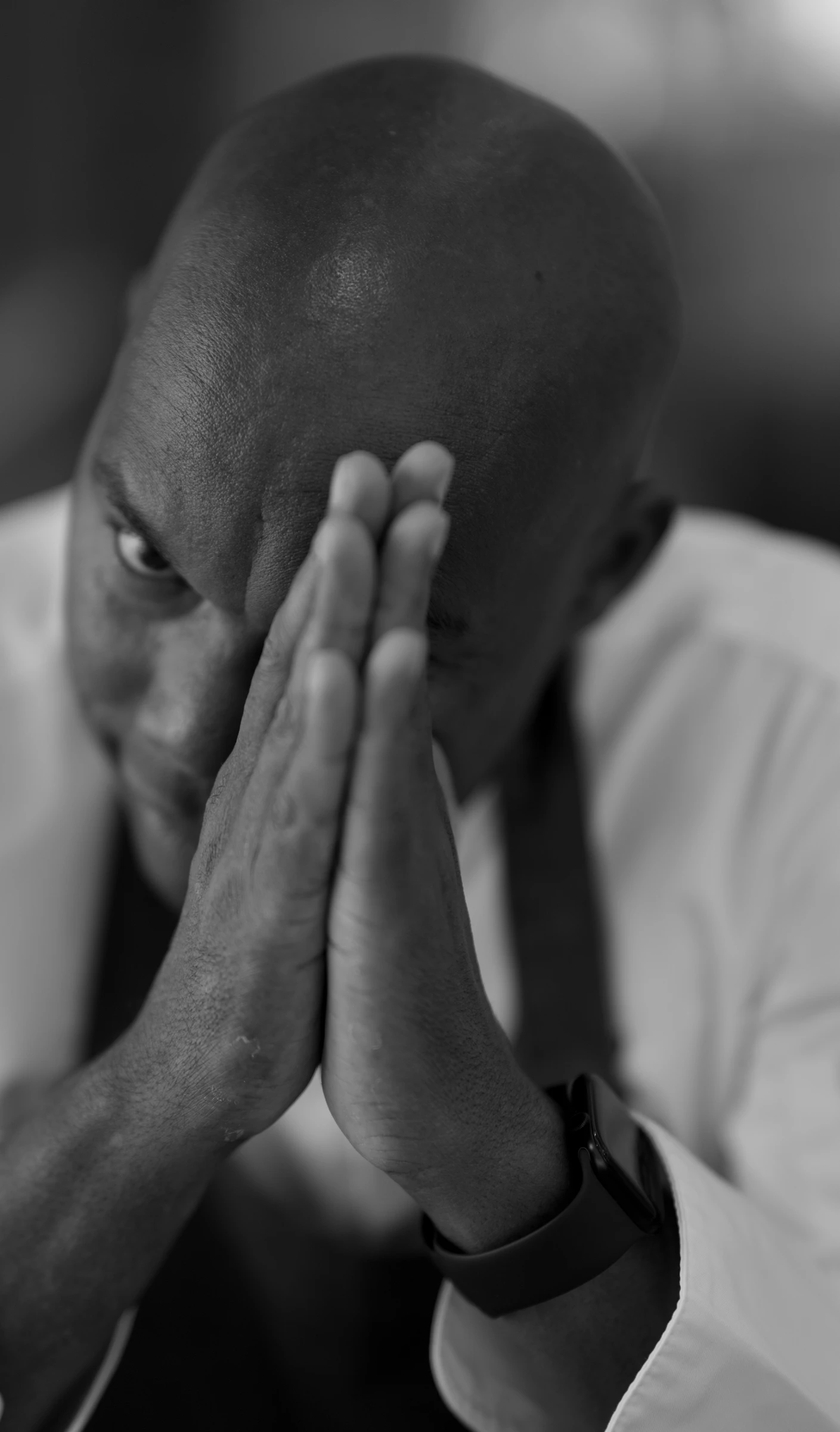 Portrait noir et blanc de Marcel Ravin par Studio 181