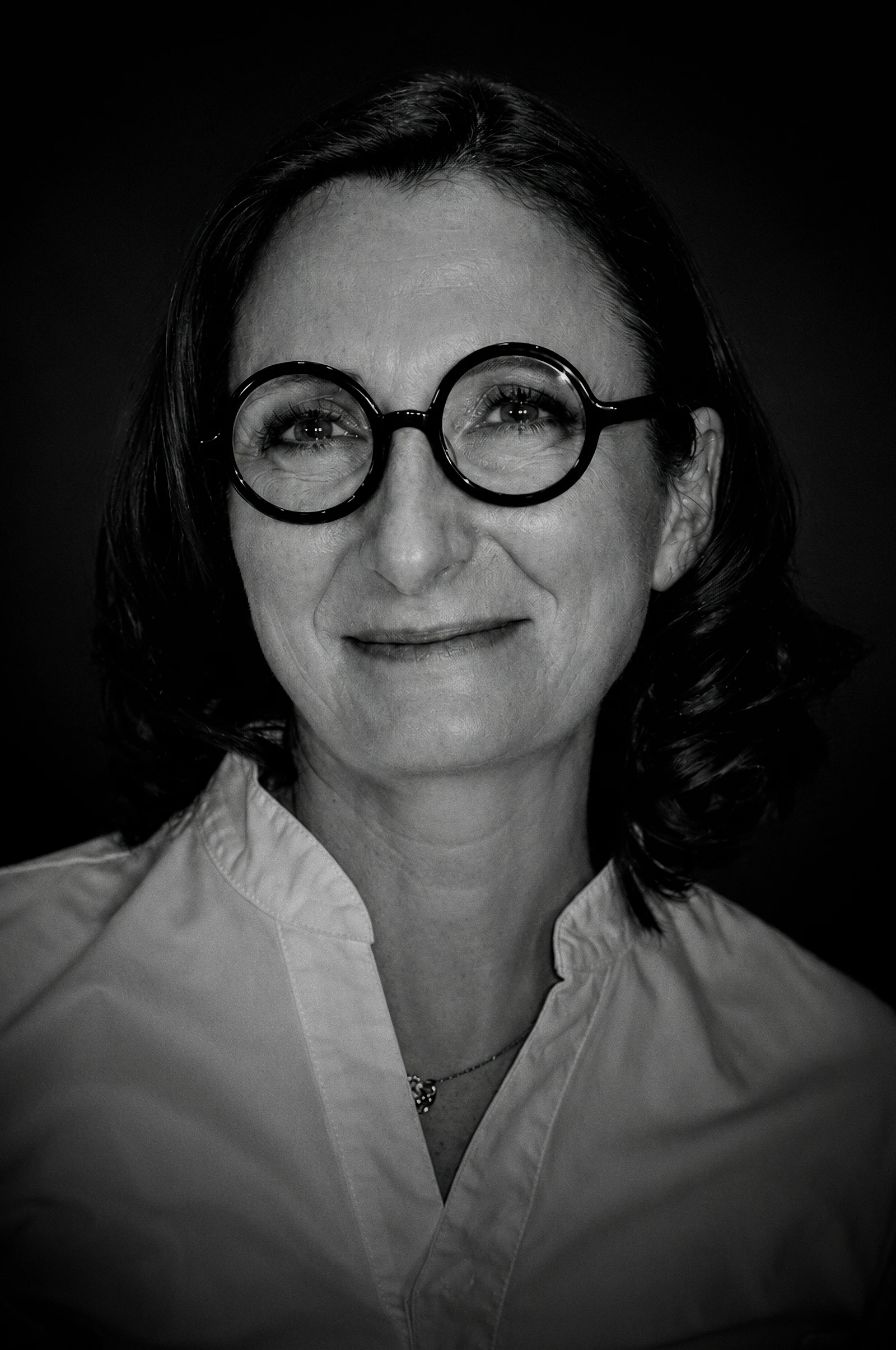 Portrait de chef en noir et blanc