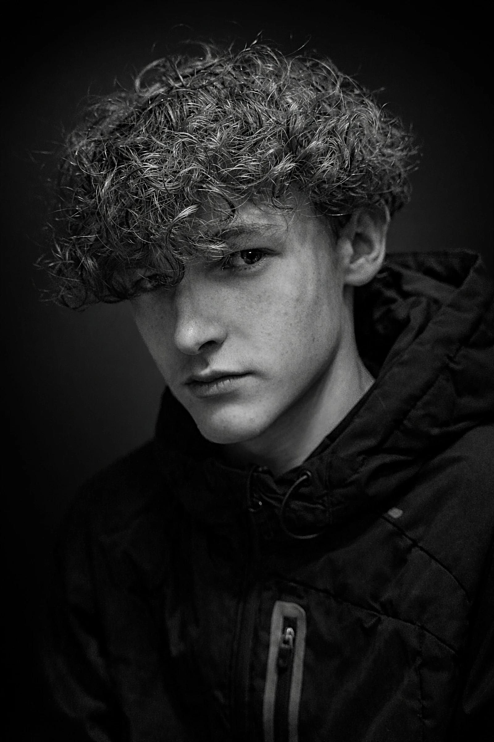 Portrait noir et blanc