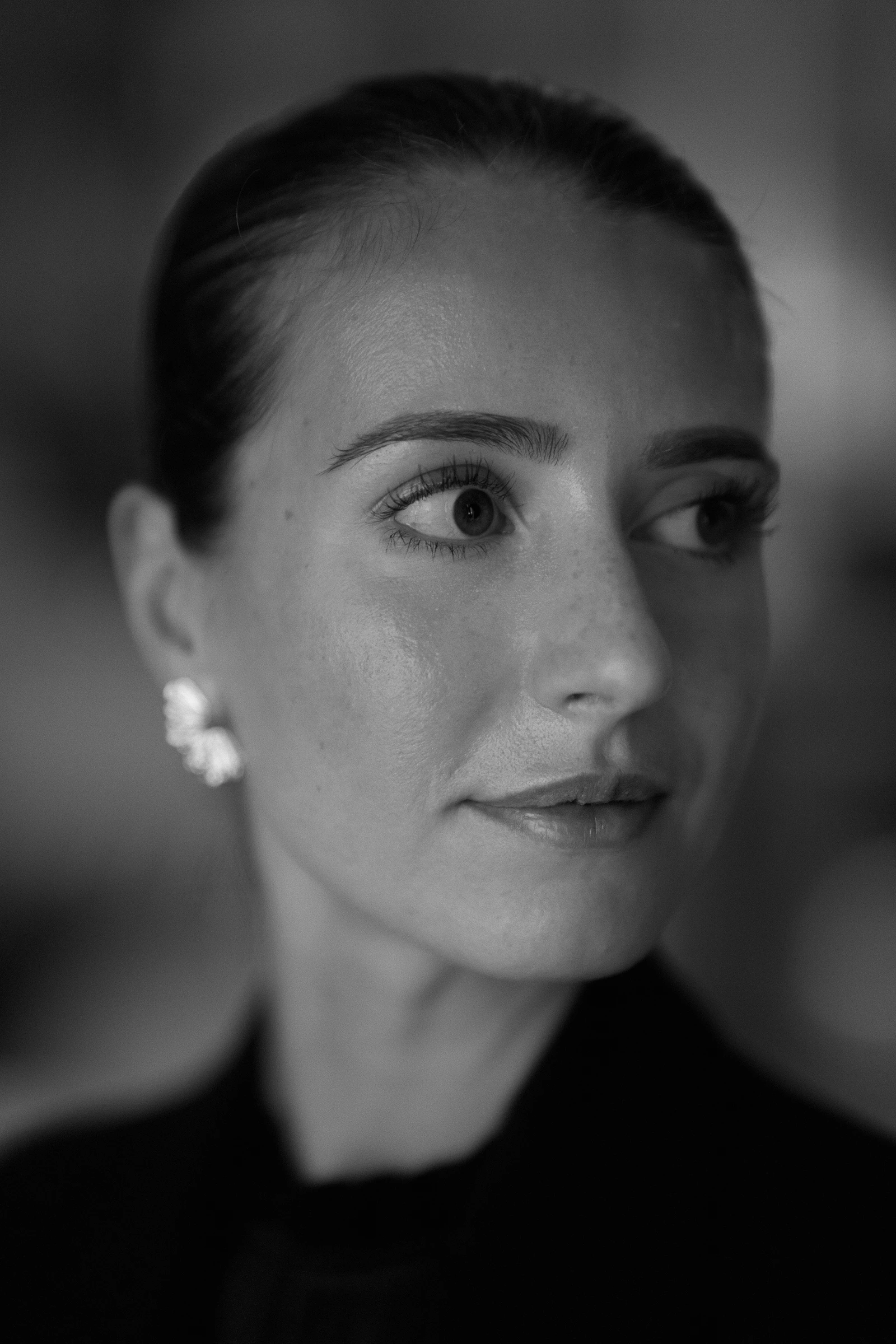 Portrait noir et blanc de Julia Calleja par Studio 181
