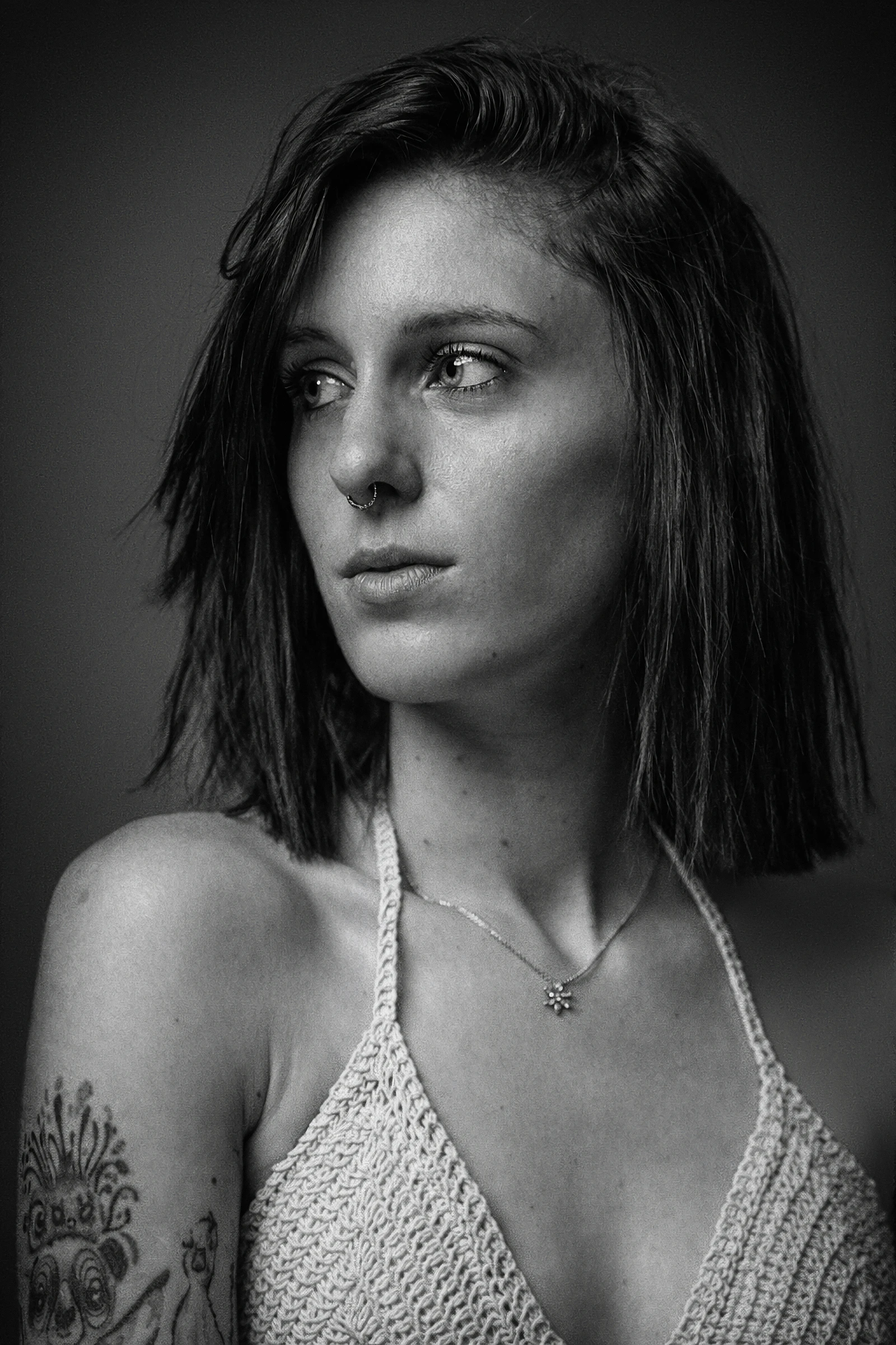 Portrait noir et blanc