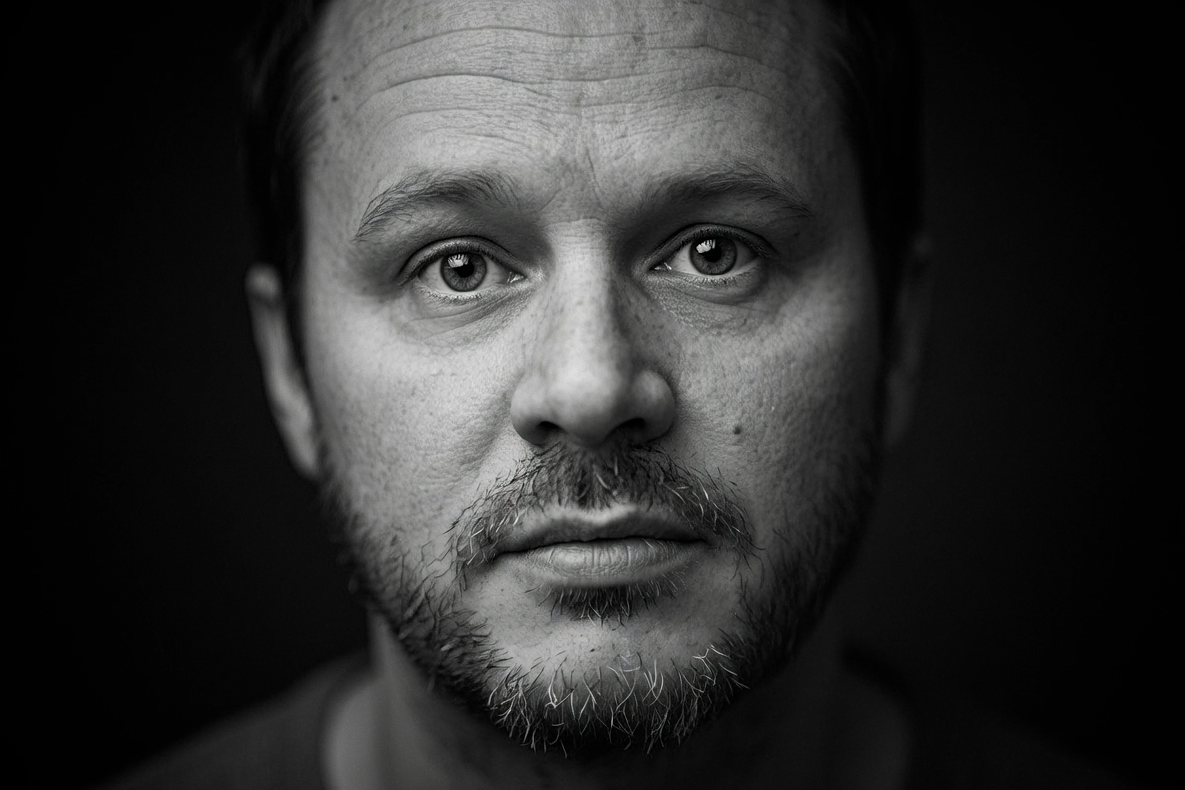 Portrait noir et blanc