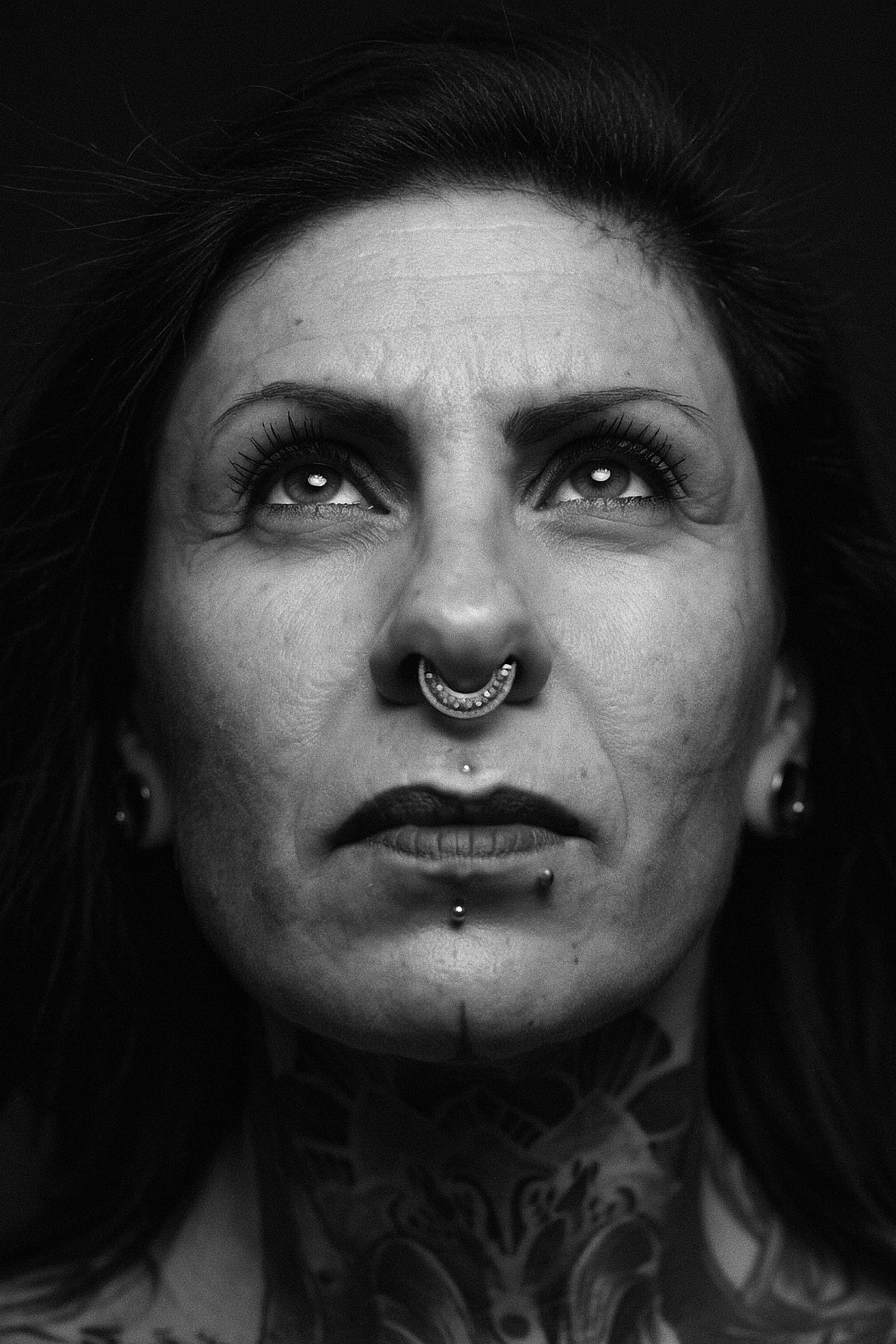 Portrait noir et blanc